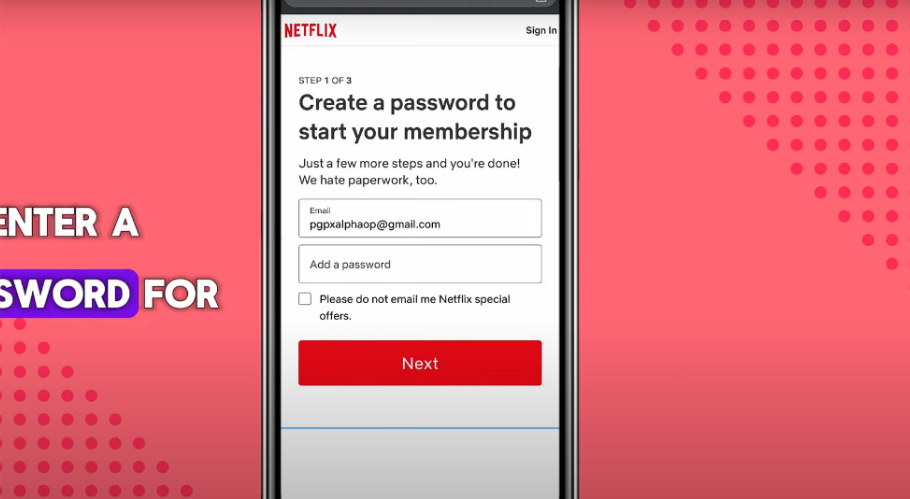 Create Your Netflix Account