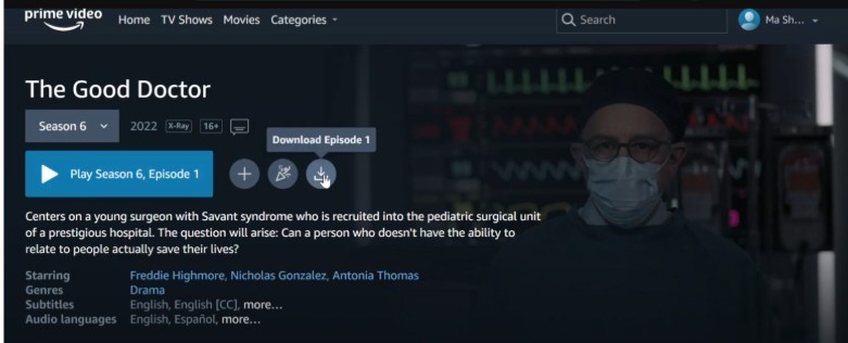 Choose any show or series you want to download Choose any show or series you want to download