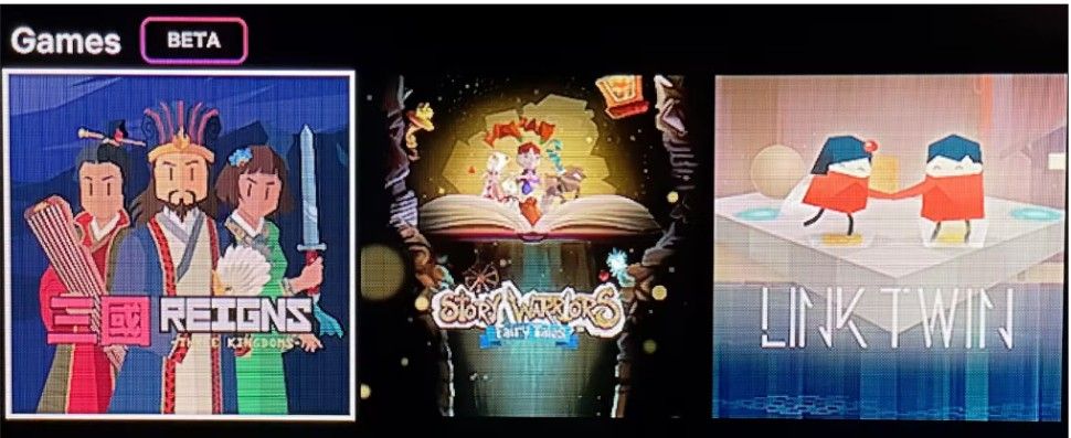 Choose a game Choose a game