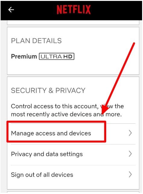 Find Manage Access